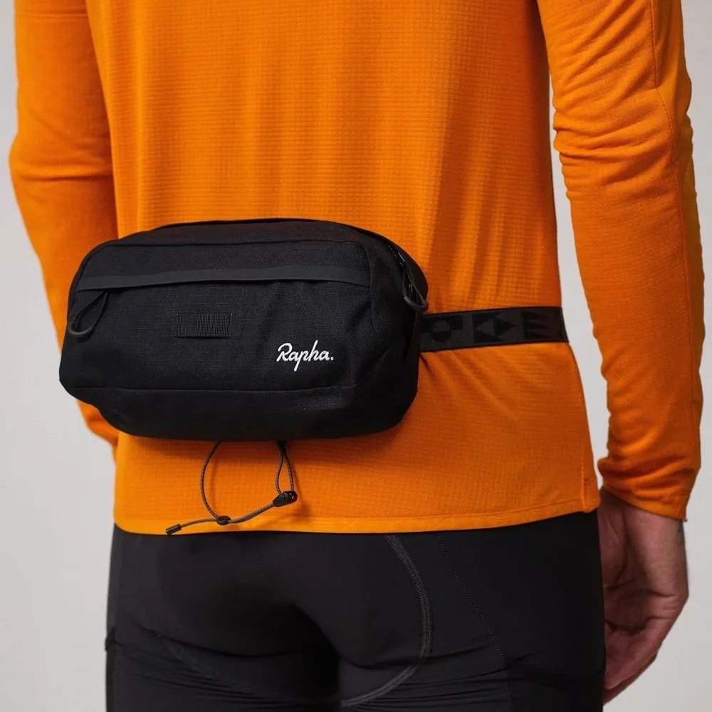 (new+tag) Rapha 2-in-1 bike bar bag / shoulder sling pack pink rose men/women